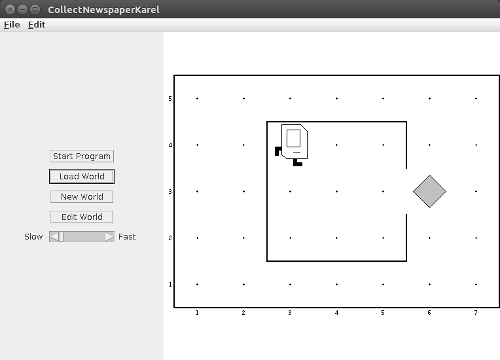 Karel running in Ubuntu's Eclipse Mars